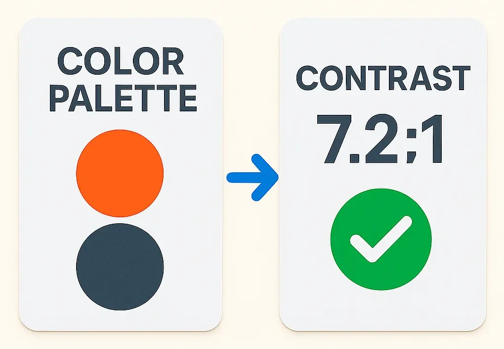 Color Palette Contrast Checker